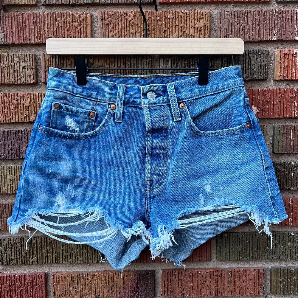 Levi's 501 Denim Jean Shorts Size 27